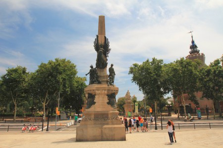 Matkalla Parc de la Ciutadellaan