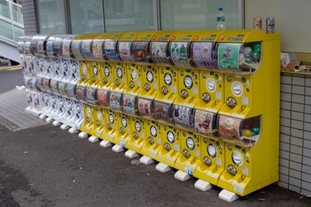 Daiba - näitä leluautomaatteje kanssa joka paikassa