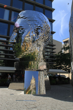 Franz Kafkan mekaaninen patsas